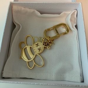 DIOR X KAWS BEE BRASS KEY RING - BRAND NEW